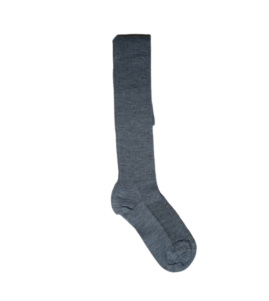 Κάλτσα γυναικών ακρυλική τρουκάρ (κάτω από το γόνατο) ένα νούμερο γκρι